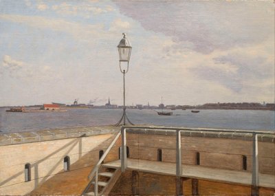 View from the Trekroner Battery with Copenhagen in the Distance by Christoffer Wilhelm Eckersberg